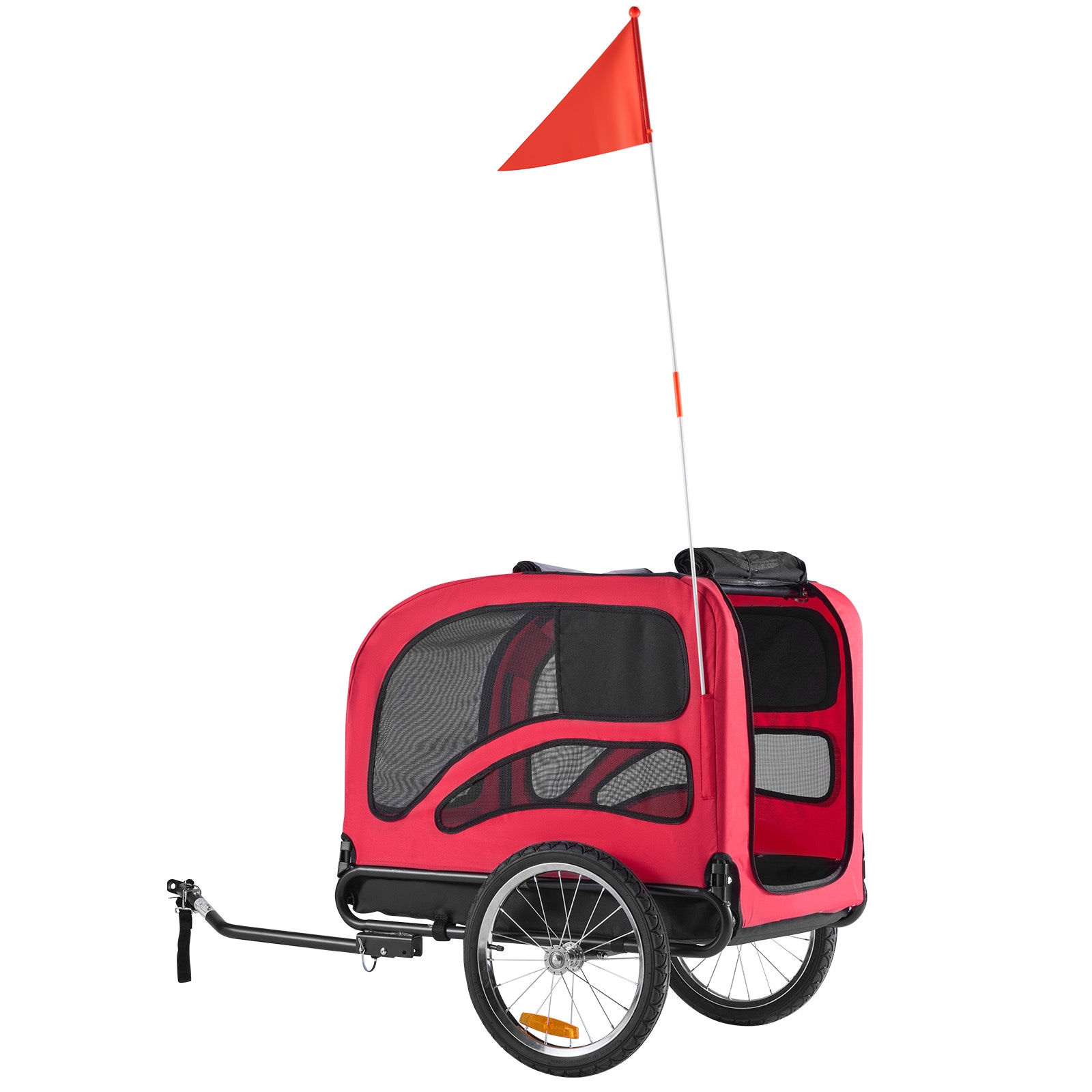Dog Bike Trailer For Pet Transportation With Quick Release Wheels_voghion.com